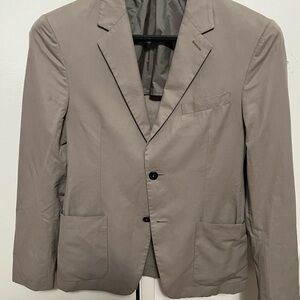Prada Beige Jacket with Black Accents